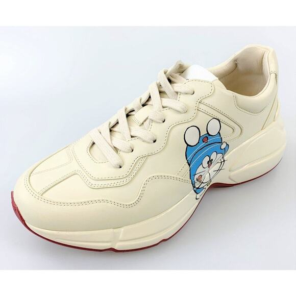NIB Gucci x Doraemon Rhyton sneakers Limited Edition Man Size 6 Woman US 10 - Picture 5 of 10